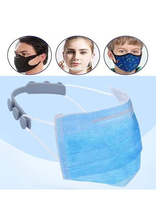 8PCS Ear Savers for Masks - Mask  Holders to Protect Ears, Mask Straps for Back of Head, Face Mask Extender Strap, Mask Hooks Behind Head - Image 2